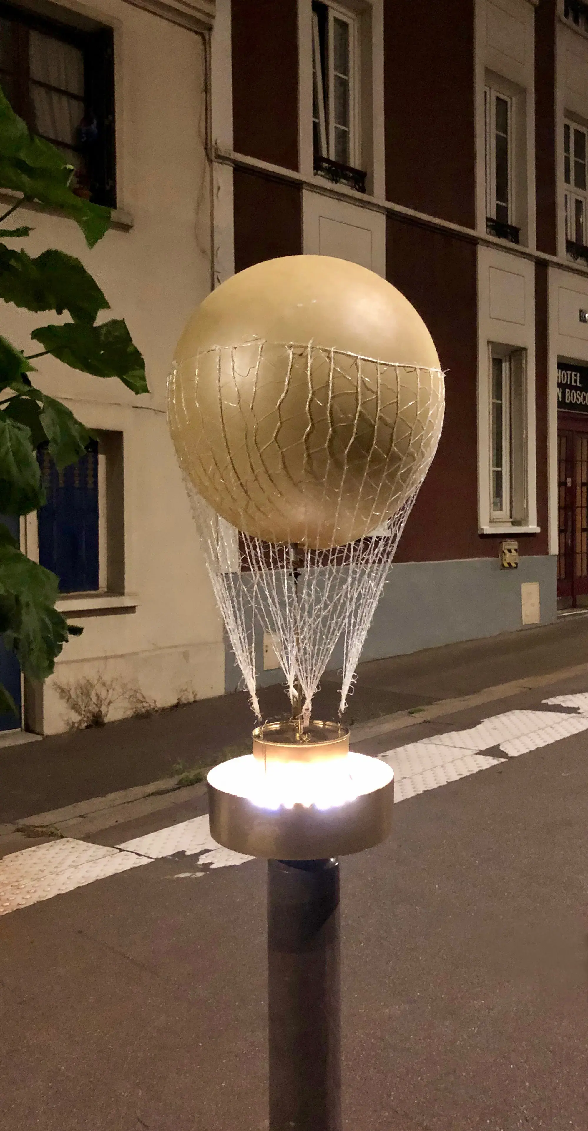 Installation Pototop Montgolf lumineuse